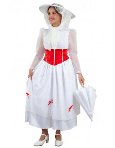 Disfraz niñera Poppins para mujer