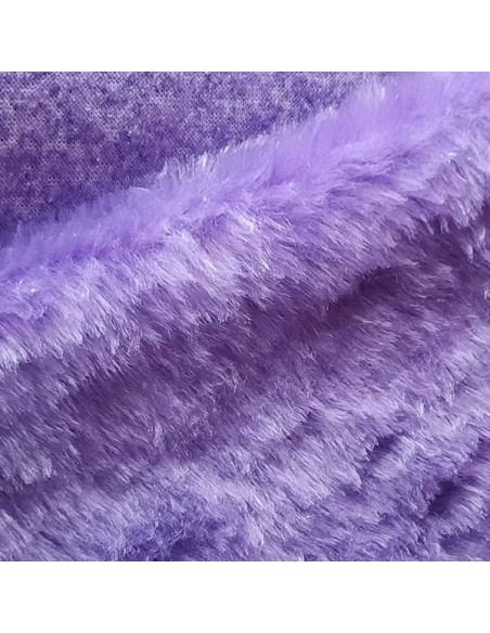 Tejido de pelo corto morado