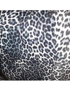 Tela estampado leopardo elástico