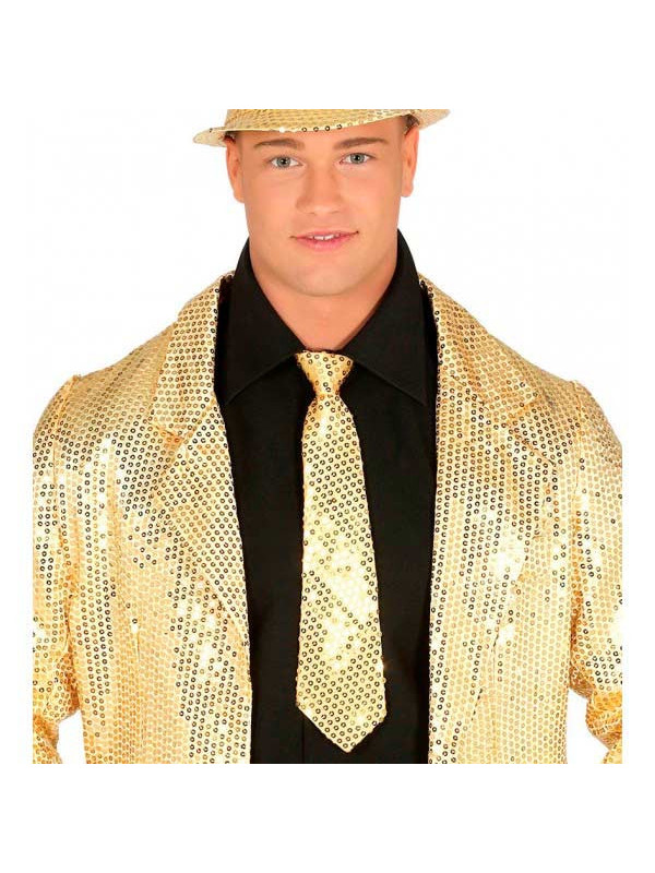 Corbata de lentejuelas unisex