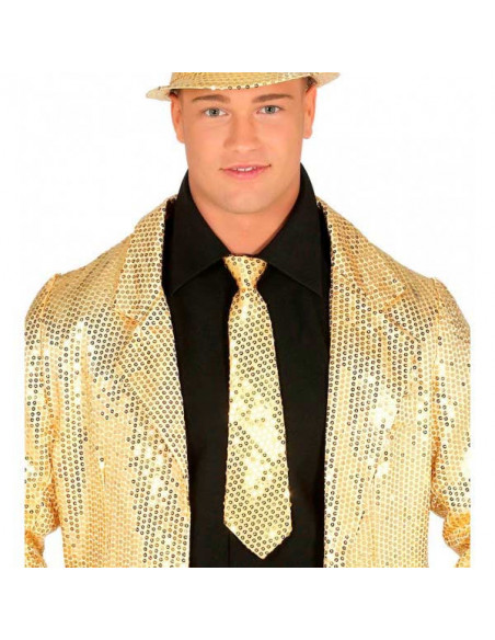 Corbata de lentejuelas unisex