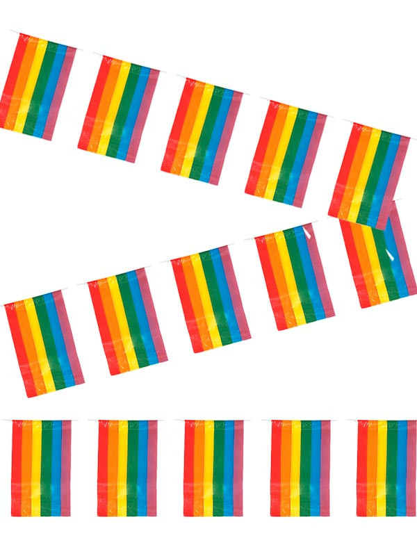 Banderines Arco Iris de plástico