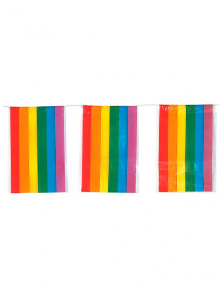 Banderines Arco Iris de plástico
