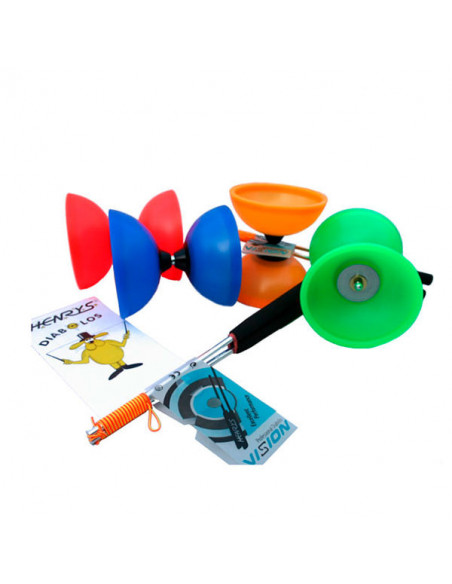 Diábolo con palos de aluminio Henrys