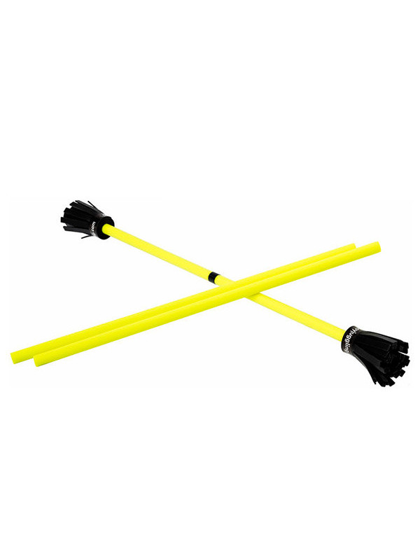 Flower Stick malabares con baquetas amarillo