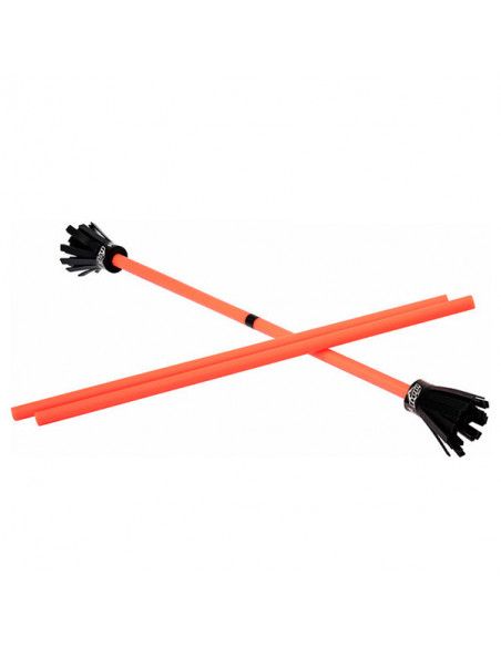 Flower Stick malabares con baquetas naranja