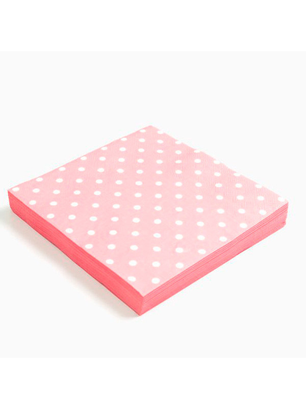 Servilletas de lunares rosa