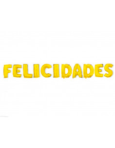 Globo Felicidades letras