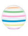 Globo transparente con rayas