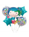 Pack Globos sirenita