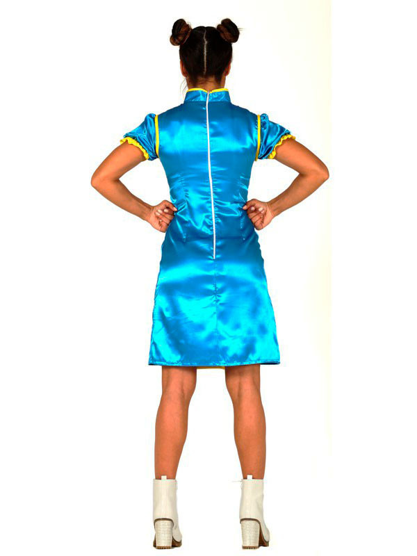 Disfraz Chun Li Street para mujer espalda