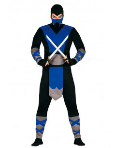 Disfraz sub zero mortal para hombre