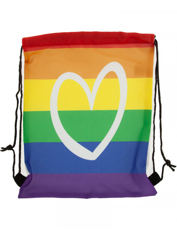 Mochila orgullo con corazón