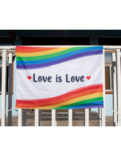 Bandera orgullo Love Is Love