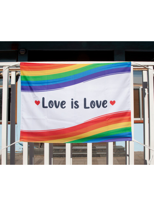 Bandera orgullo Love Is Love