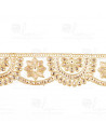 Pasamanería galón con pedrería 8269 oro