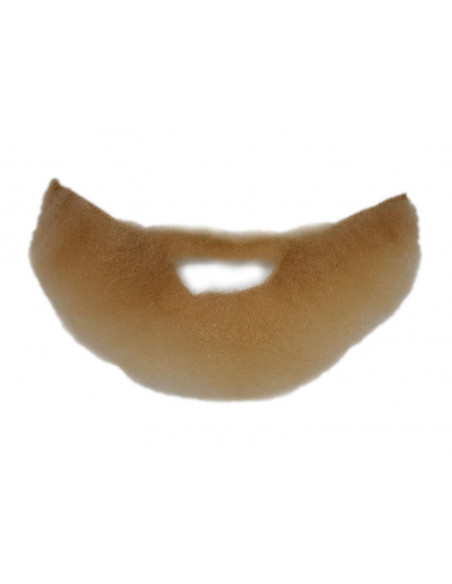 Barba y bigote mediano rubio