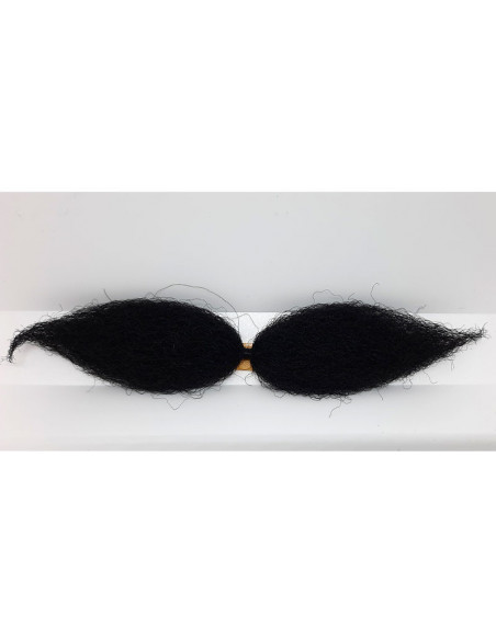 Bigote adhesivo negro