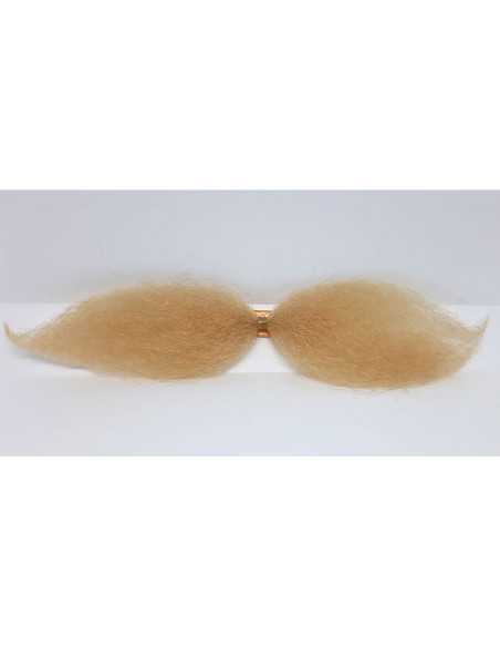 Bigote adhesivo rubio