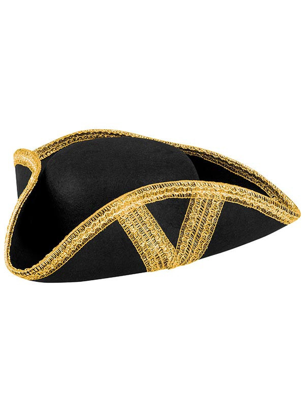 Sombrero de pirata para hombre detalle