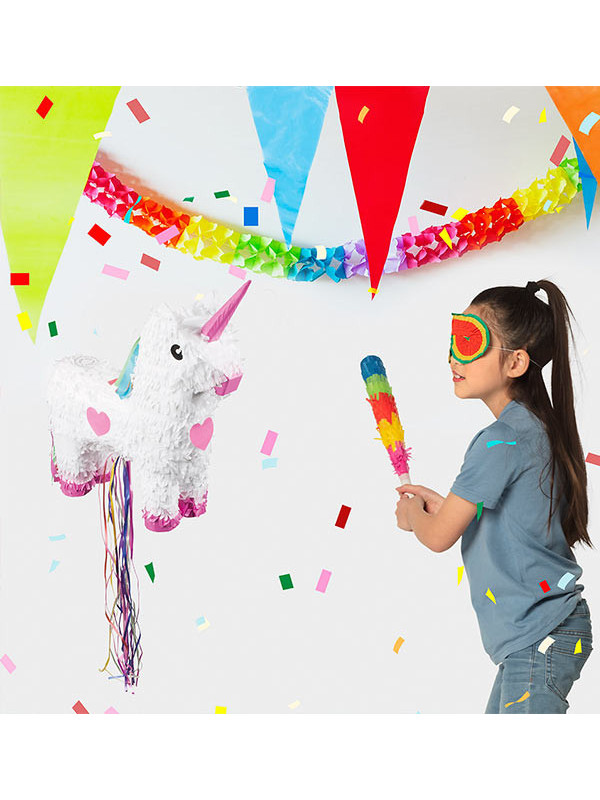 Piñata unicornio blanco fiesta