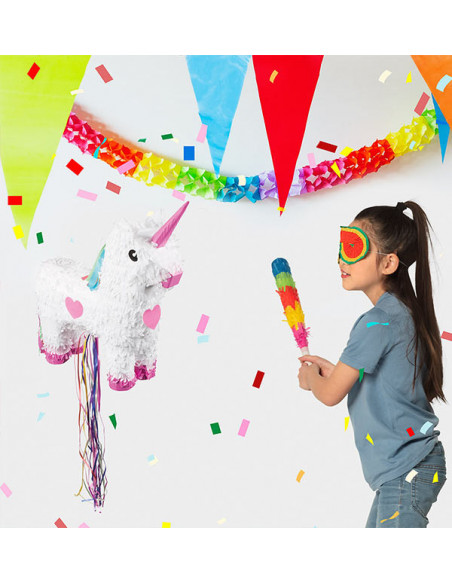 Piñata unicornio blanco fiesta