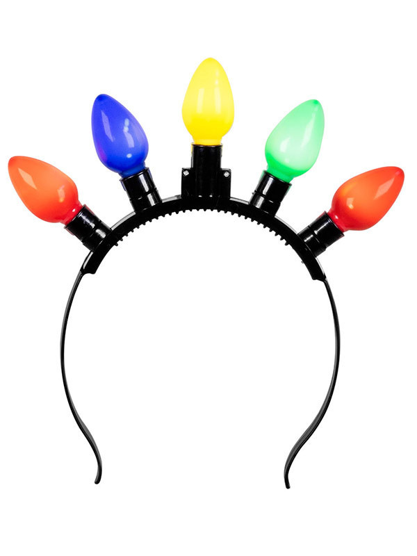 Diadema bombillas con luz detalle