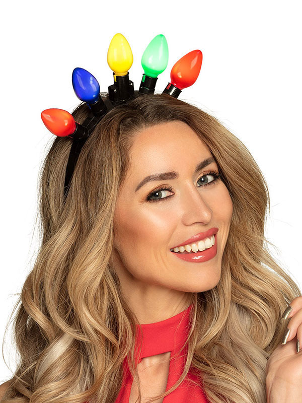 Diadema bombillas con luz