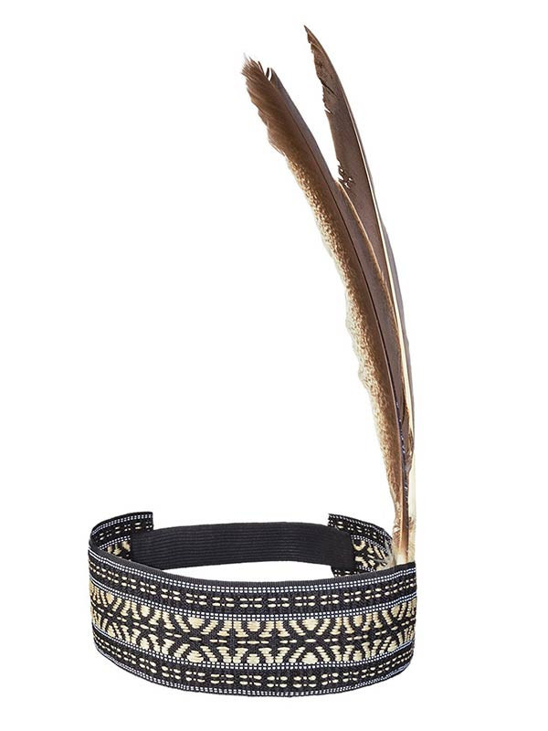 Penacho de india cherokee detalle