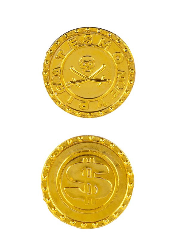 Accesorios pirata monedas