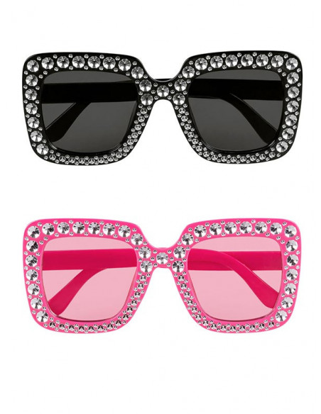 2 Gafas fashion con brilli brilli colores
