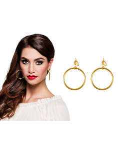 Pendientes de aro pirata