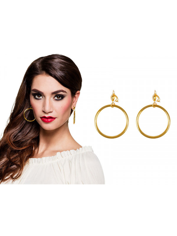 Pendientes de aro pirata