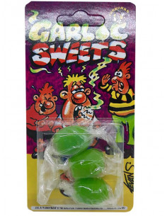 Caramelos de broma sabor ajo