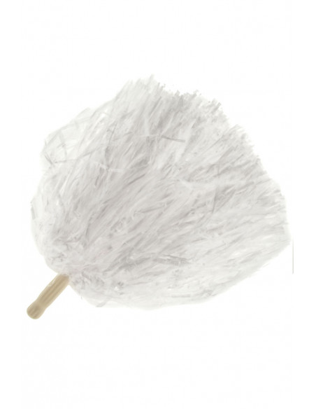 Pompon rafia blacno mango blanco