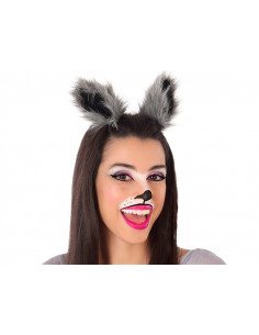 Diadema orejas de lobo