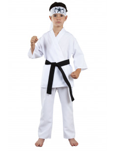 Disfraz Cobra Kai karateka blanco