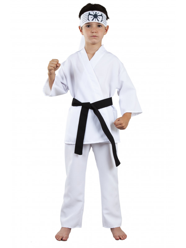 Disfraz Cobra Kai karateka blanco