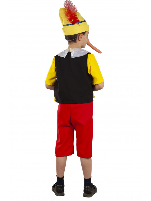 Disfraz Pinocho infantil espalda