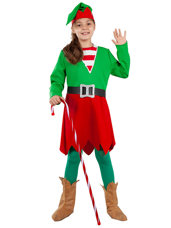 Disfraz de elfa para niña