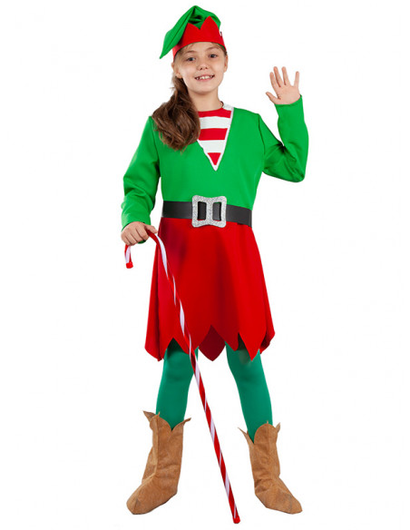 Disfraz de elfa para niña