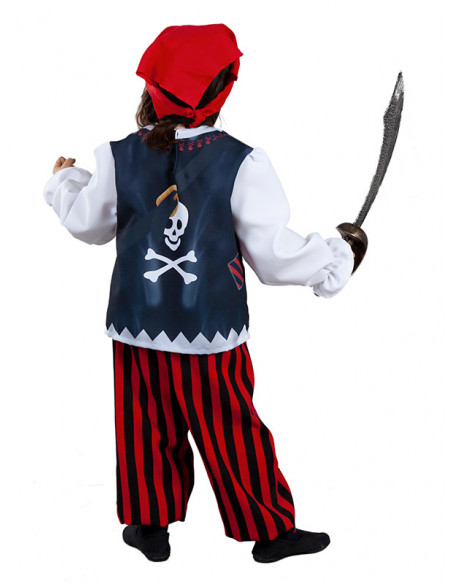 Disfraz pirata para bebé detalles