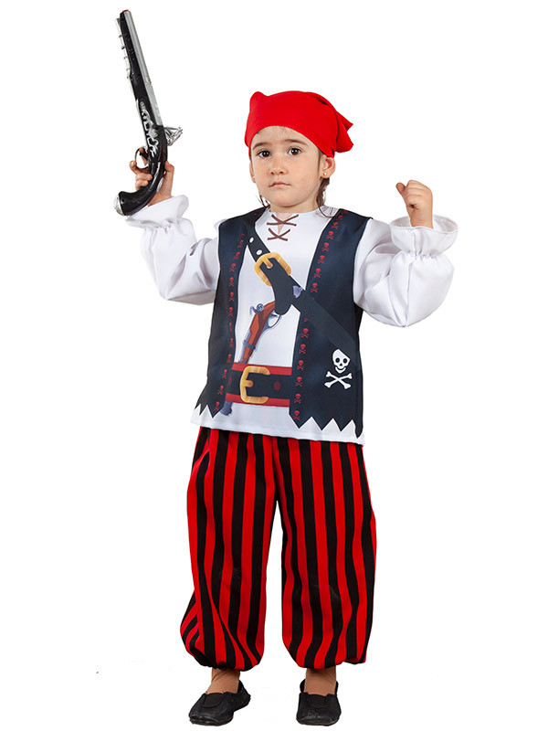 Disfraz pirata para bebé unisex