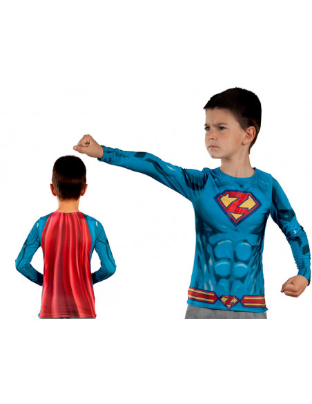 Camiseta superhéroe infantil