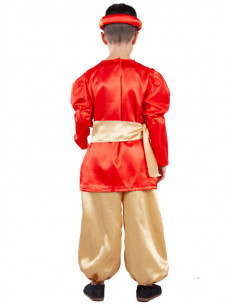 Disfraz paje rojo infantil 2