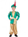 Disfraz paje verde infantil
