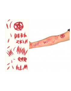 Tatuajes heridas falsos