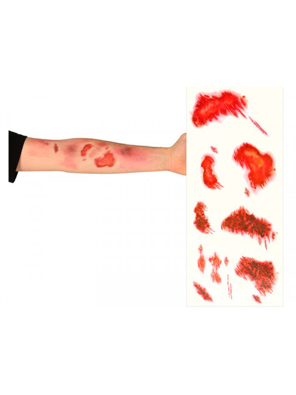 Tatuajes heridas falsos modelo B