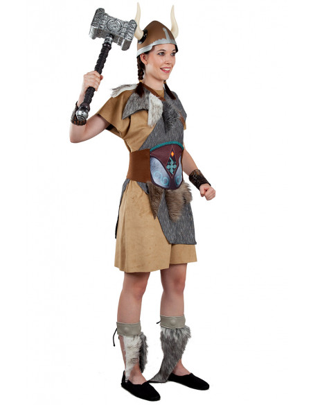 Disfraz vikinga para mujer perfil