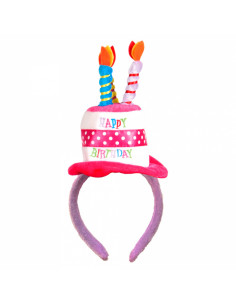 Diadema mini sombrero cumpleaños 2